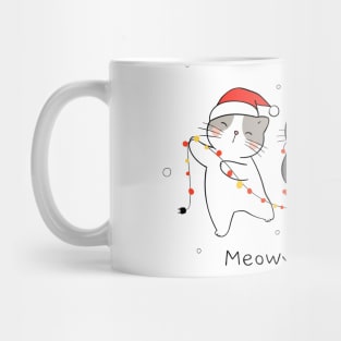 Meowy Christmas Mug